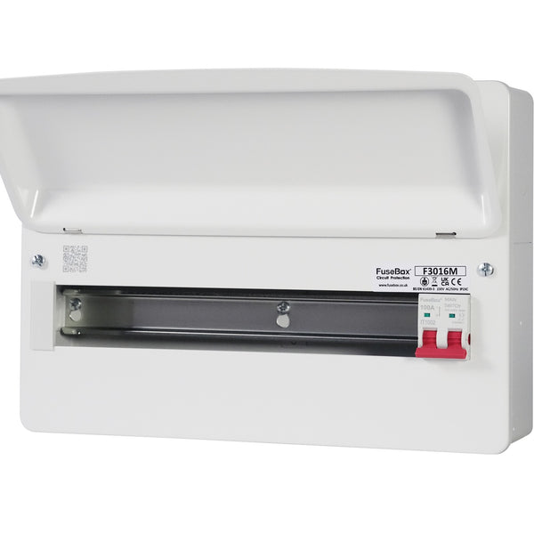 FuseBox F3016M 16 Way Main Switch RCBO Consumer Unit