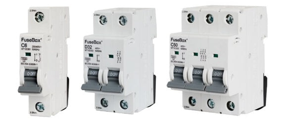 Fusebox Three Phase MCBs