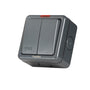 Fusebox W2G2WS 2 Gang 2 Way Neon Switch IP66