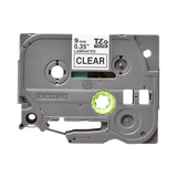 Brother Label Cartridge Black on Clear