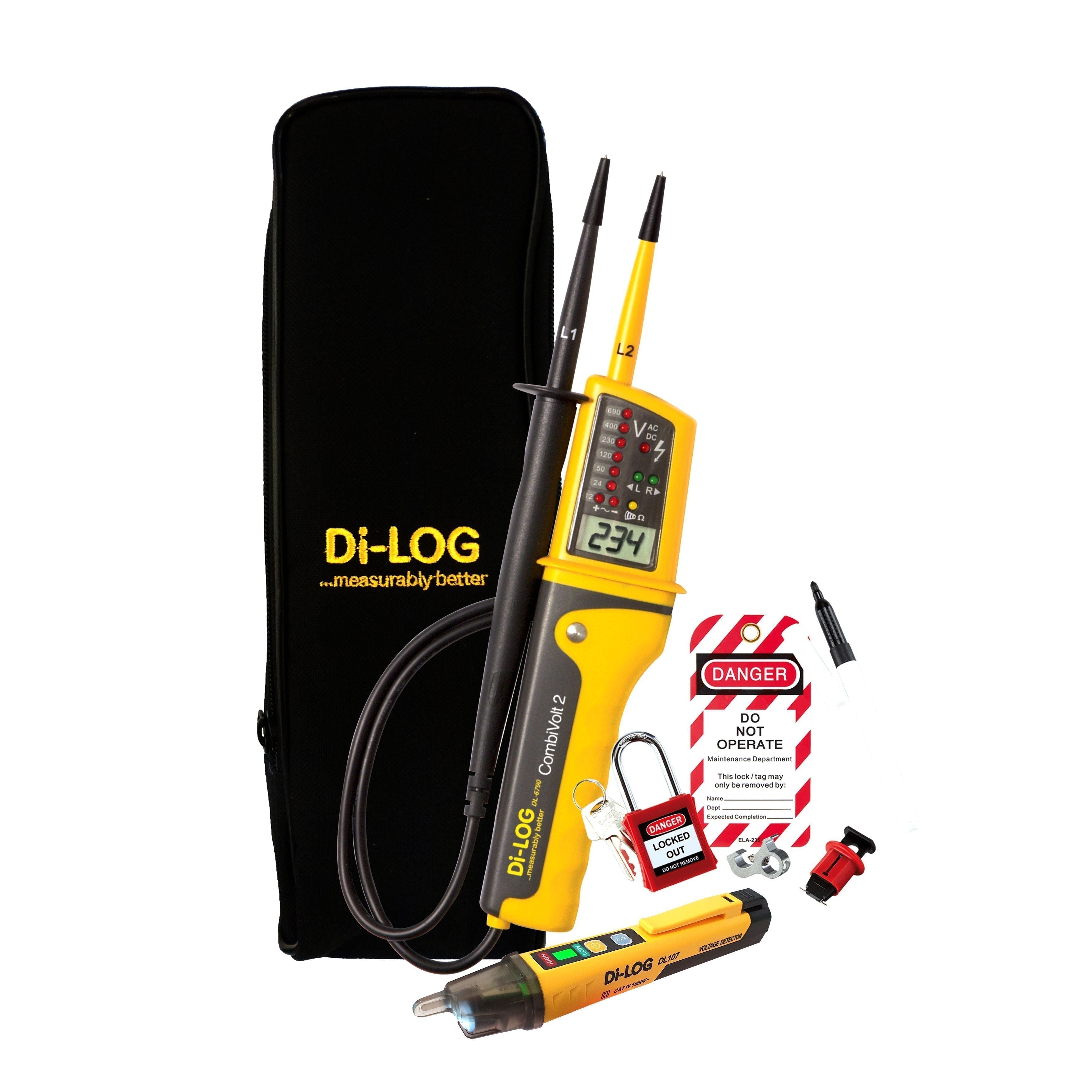 thumbnail image 2 of 3-Piece Household Electrical Tester Set – Outlet, Continuity, Fuse Tester Kit 2 of 11