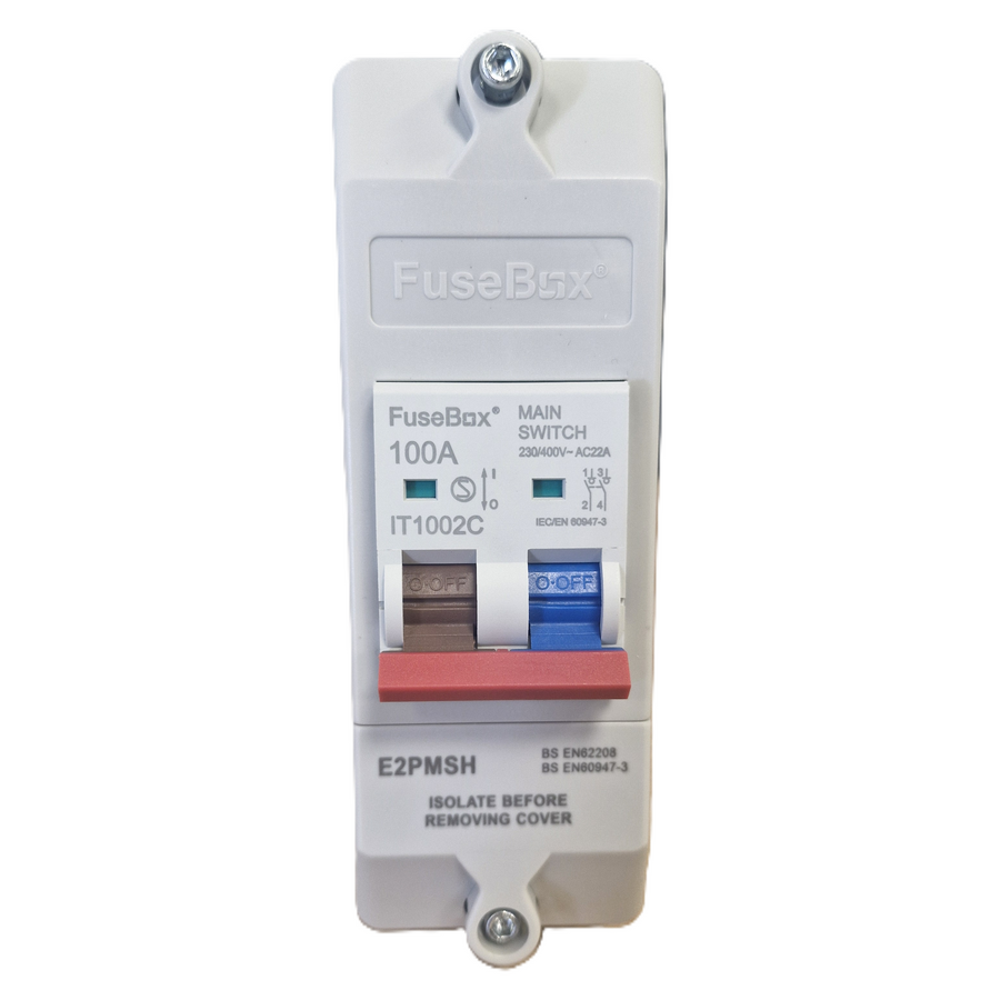 Fusebox E2PMSH 100A DP Electricity Meter Isolator Switch