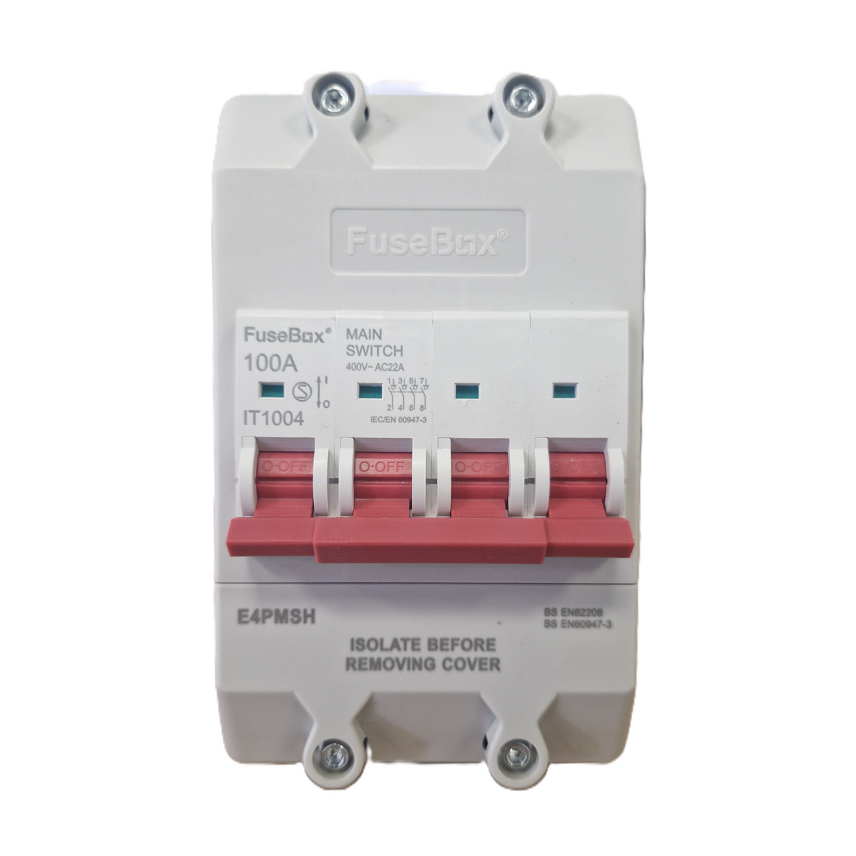 Fusebox E4PMSH 100A TP&N Electricity Meter Isolator Switch