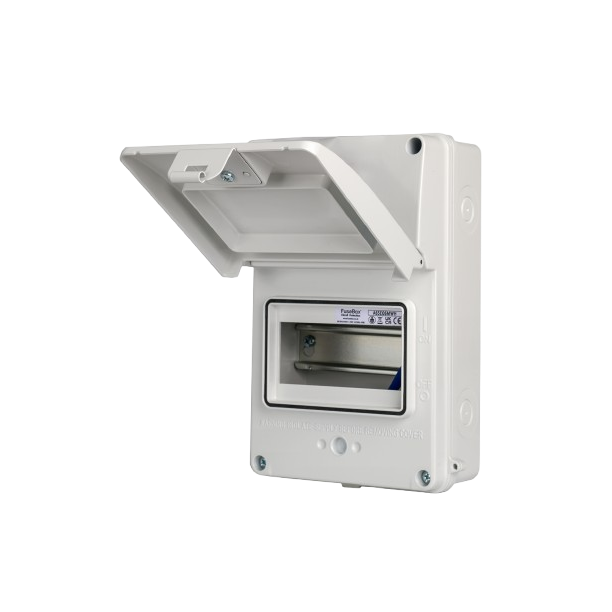 FuseBox A65E06MWH IP65 6 Module Consumer Unit – www.fusebox.shop