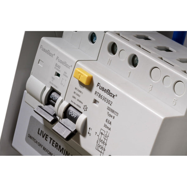 FuseBox EV40B EV Charger Supply Unit 40A with B Type RCD