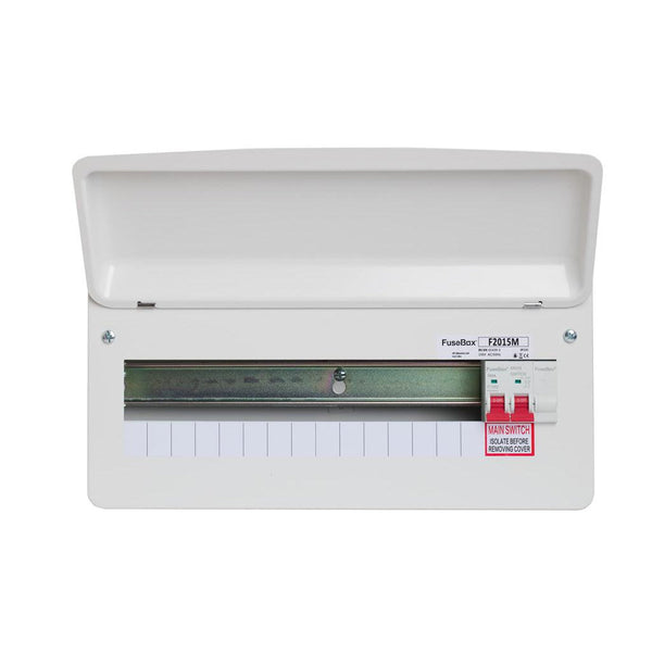 FuseBox F2015M 15 Way Main Switch RCBO Consumer Unit