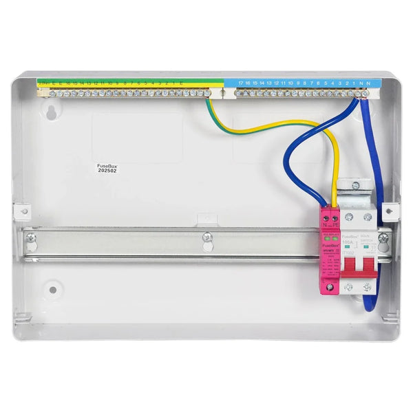 FuseBox F3015MZ 15 Way Consumer Unit With T2 SPD