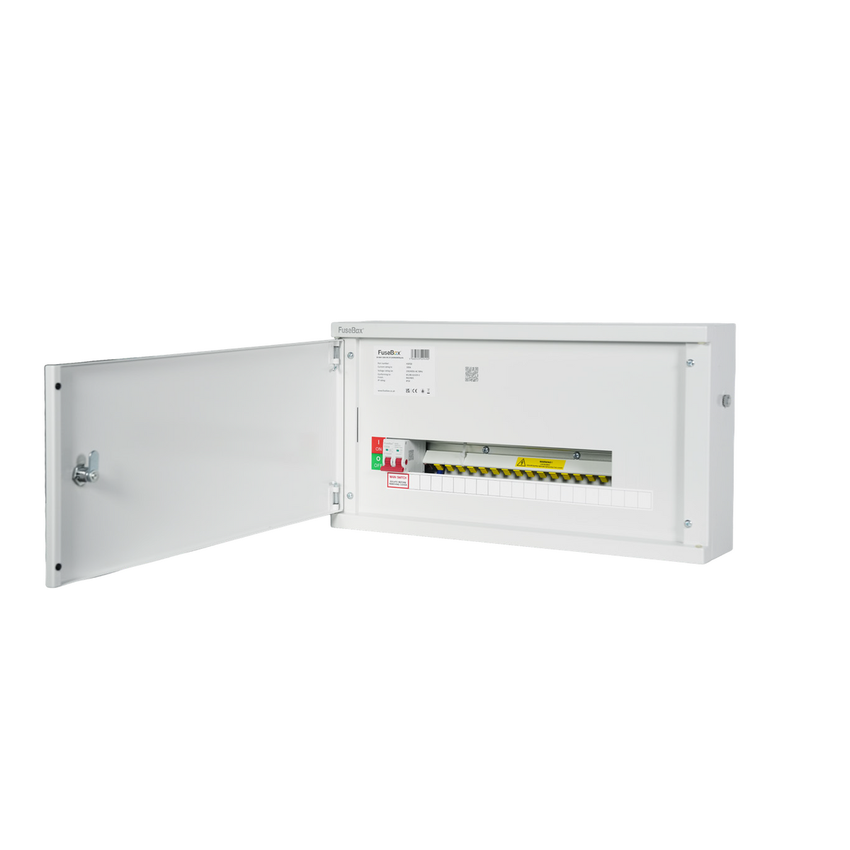 FuseBox HSP26 26 Way SP&N Horizontal Distribution Board c/w Main Switch