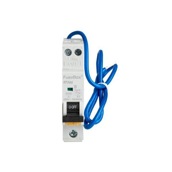 Mini Ac Rcbo FuseBox Mini RCBO B Curve 6kA 30mA Type A – www.fusebox.shop