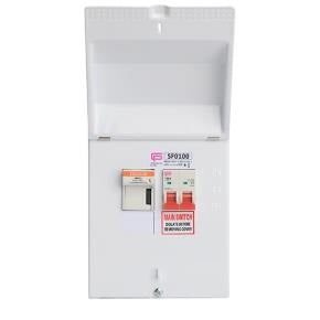 FuseBox SFO100RA Fused Switch with 100A 100mA Type A RCD