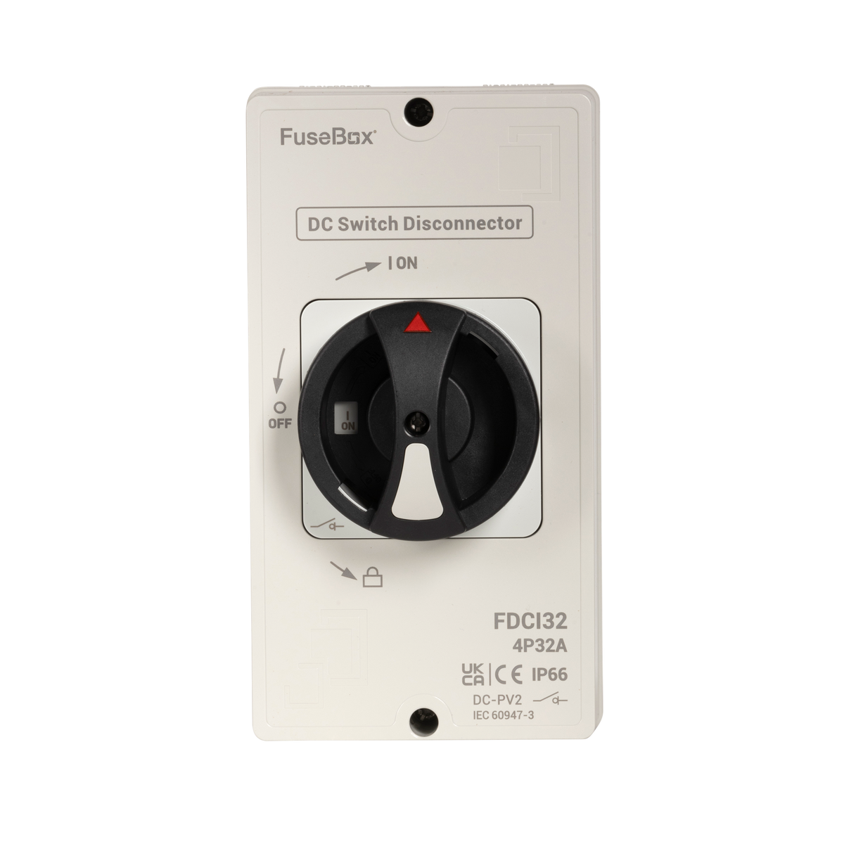 Fusebox FDCI32 32A DC Isolator Rotary Switch
