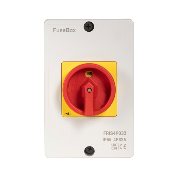 Fusebox FRIS4P032 32A 4 Pole AC Rotary Switch