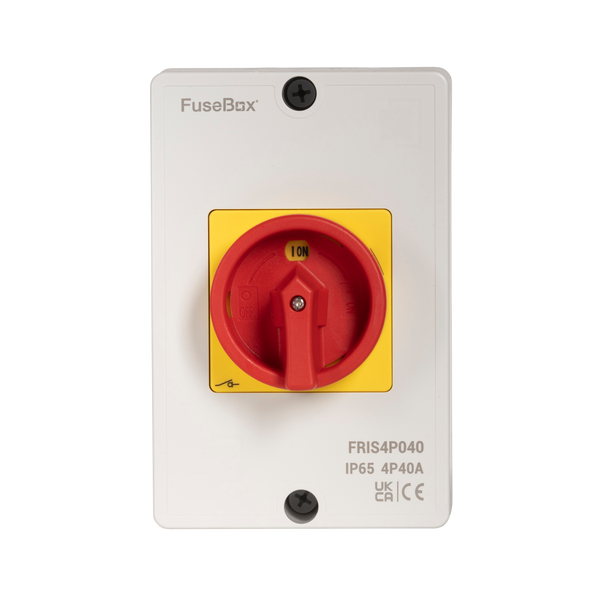 Fusebox FRIS4P040 40A 4 Pole AC Rotary Switch