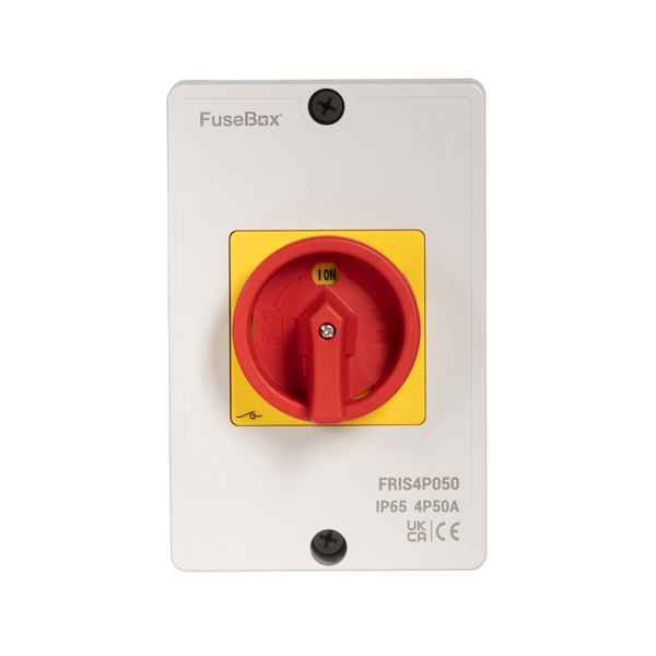 Fusebox FRIS4P050 50A 4 Pole AC Rotary Switch