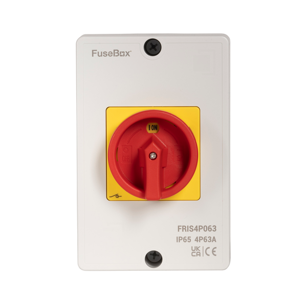 Fusebox FRIS4P063 63A 4 Pole AC Rotary Switch