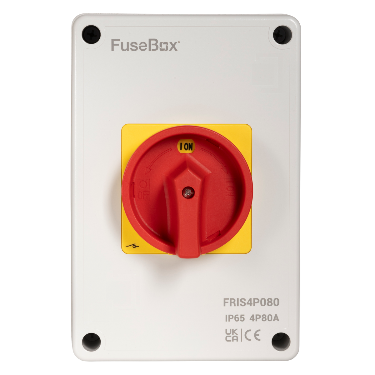 Fusebox FRIS4P080 80A 4 Pole AC Rotary Switch