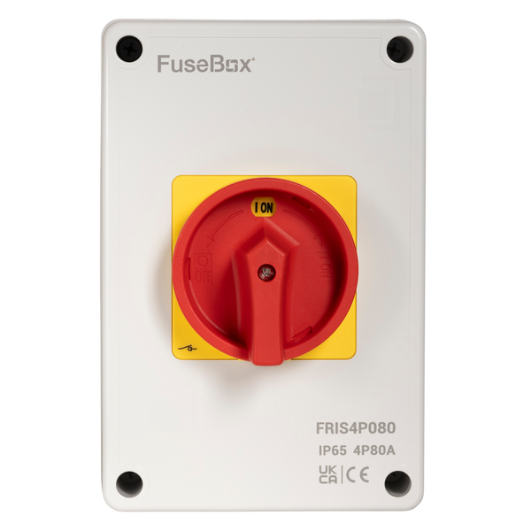 Fusebox FRIS4P080 80A 4 Pole AC Rotary Switch