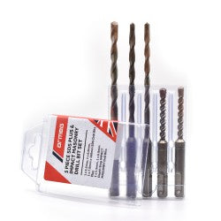 Armeg SMP5TE 5 Piece SDS Plus & Impact Masonry Drill Bit Set