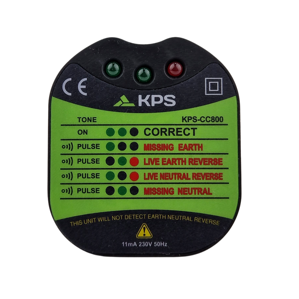 KPS CC800UK Socket Tester with Buzzer