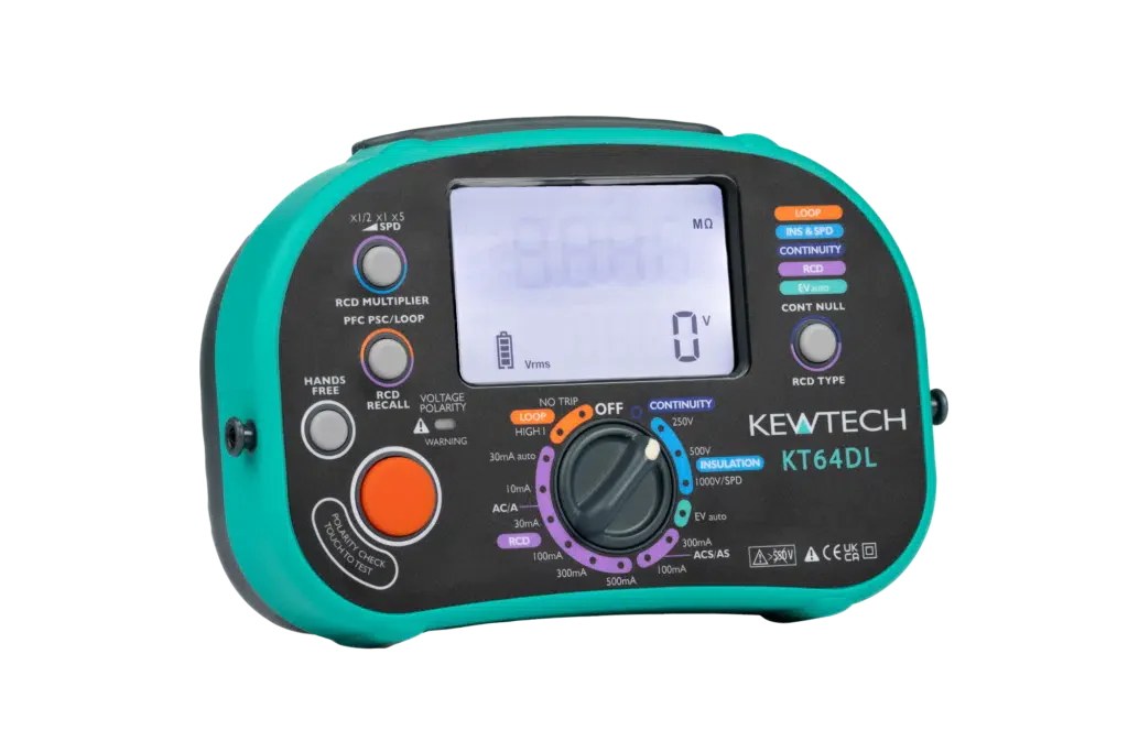 Kewtech KT64DL 6-in-1 Compact Multifunction Tester