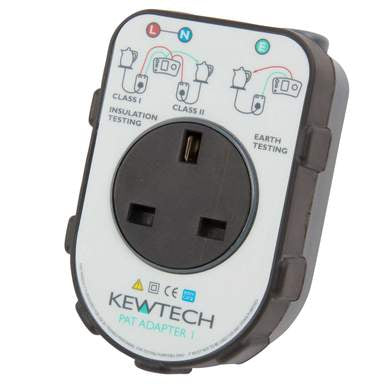 Kewtech PATADAPTOR1 Adaptor for Portable Appliance Testing