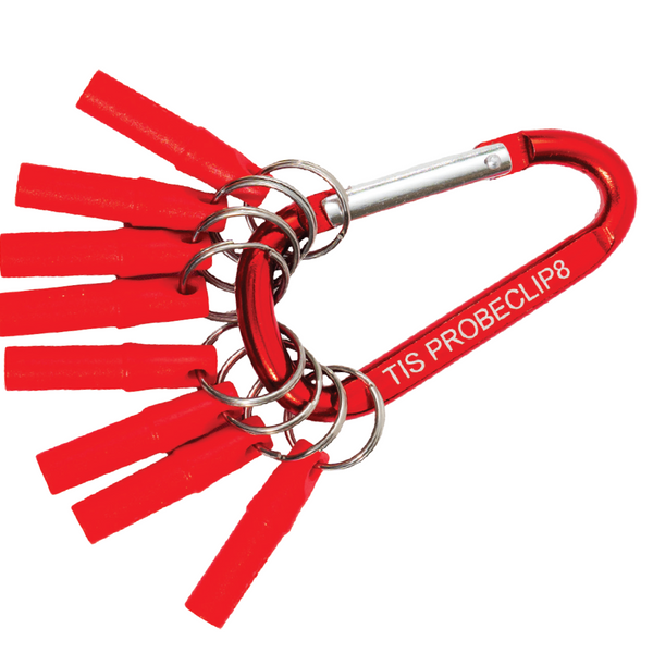 TIS PROBECLIP8 Test Probe & Clip Holder with Belt Loop