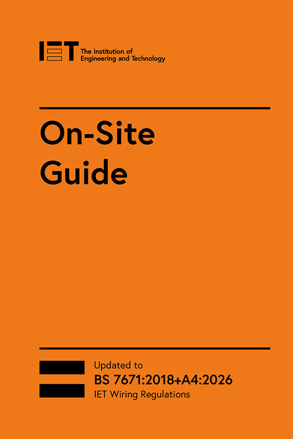 IET On Site Guide 18th Edition Amendment 4, 9th Edition
