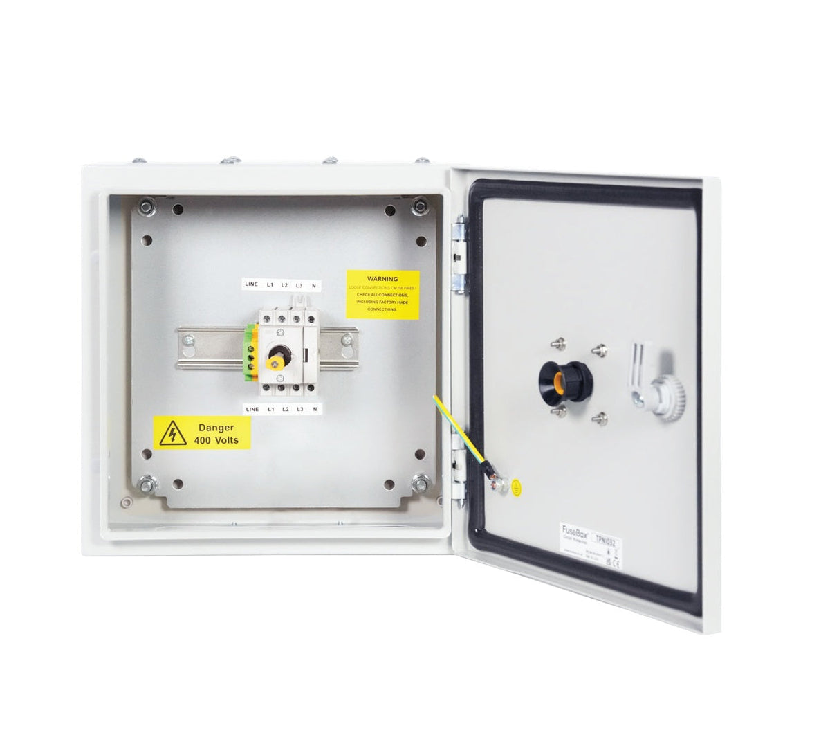 Fusebox TPNI032 32A TP&N Metal Isolator Switch Disconnector