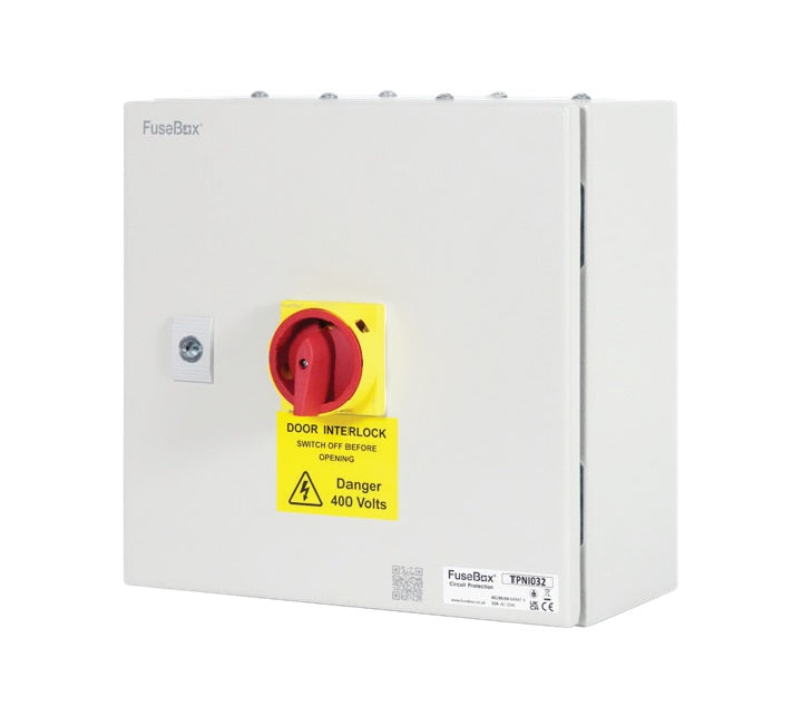Fusebox TPNI032 32A TP&N Metal Isolator Switch Disconnector