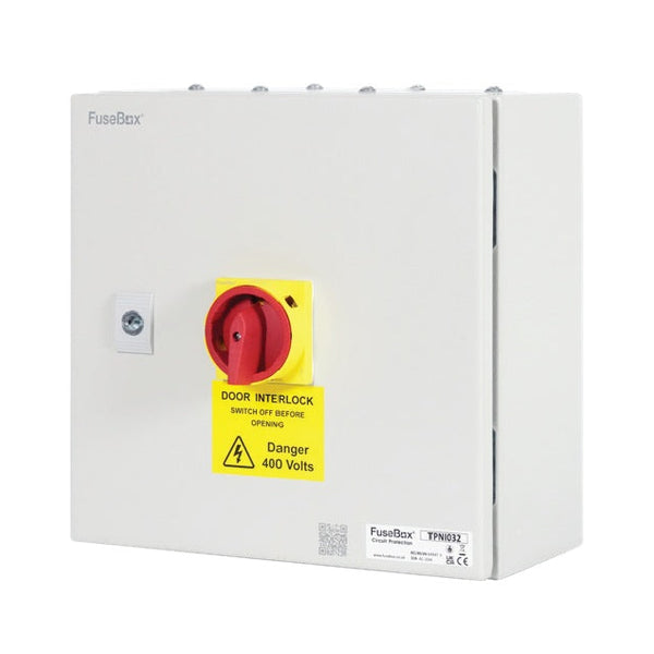 Fusebox TPNI063 63A TP&N Metal Isolator Switch Disconnector