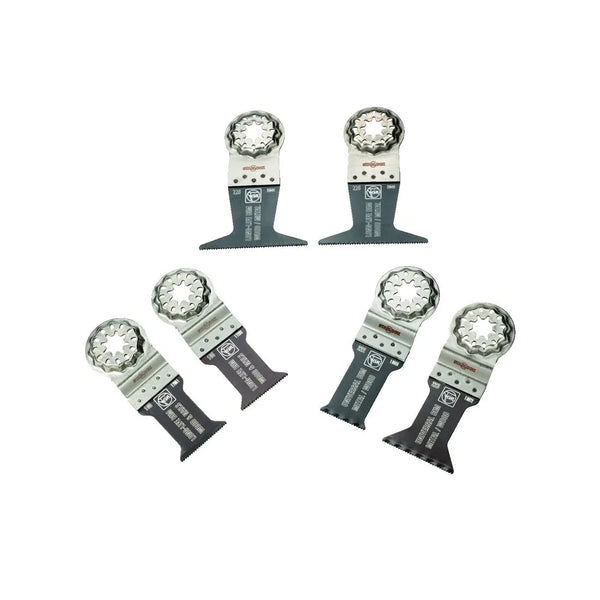 Fein 35222967010 Best Of E-Cut Starlock Wood & Metal Multitool Blade Set - 6pc Set