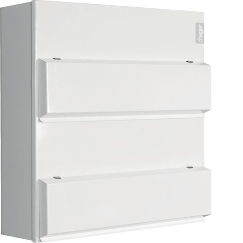 Hager VML11214SPD 12 + 14 Way 100A Isolator Incomer Metal Clad Consumer Unit with Type 2 SPD