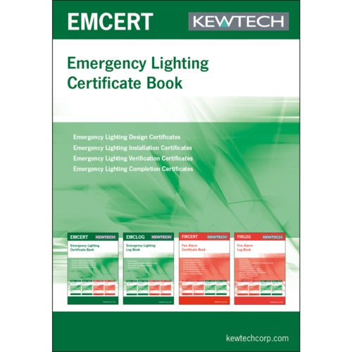 Kewtech Emergency Lighting Certification Book