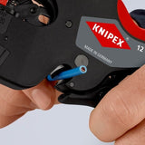 Knipex 1272190SB NexStrip Multi-Tool Wire Stripper Pliers for Electricians with Non-slip Plastic Grips