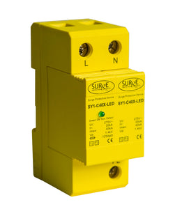 Surge Protection Devices SY1C40XLED – Type 2+3, single phase, with LED indication