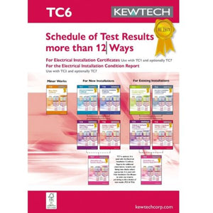 Kewtech Schedule Of Test Results more than 12 ways