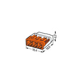 Wago 2773-403 Push Wire Connector 3 Terminal 100 Pack