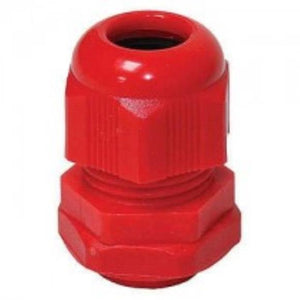 Wiska GLP20 20mm Cable Gland & Lock Nut (Pack of 10) - Red