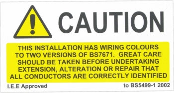 Mixed Wiring Warning Labels (Pack 25) - www.fusebox.shop